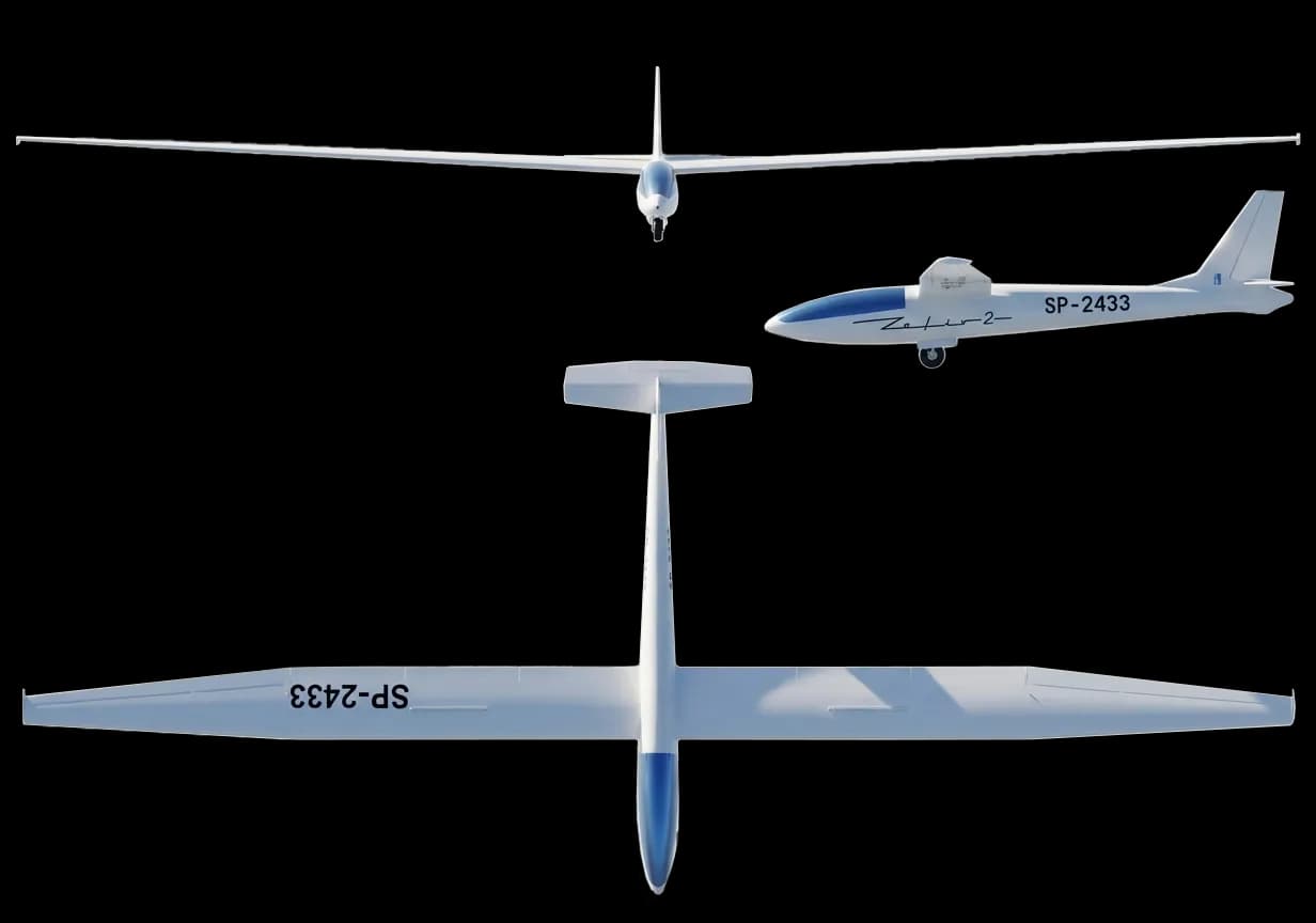 SZD-19 Zefir Rzut